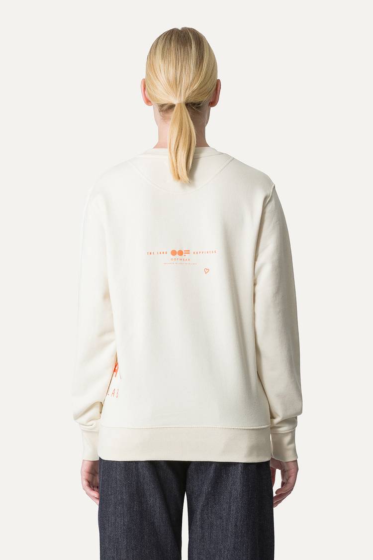 Oof Wear FELPA IN COTONE CON LOGO 4065 - ECRU Online