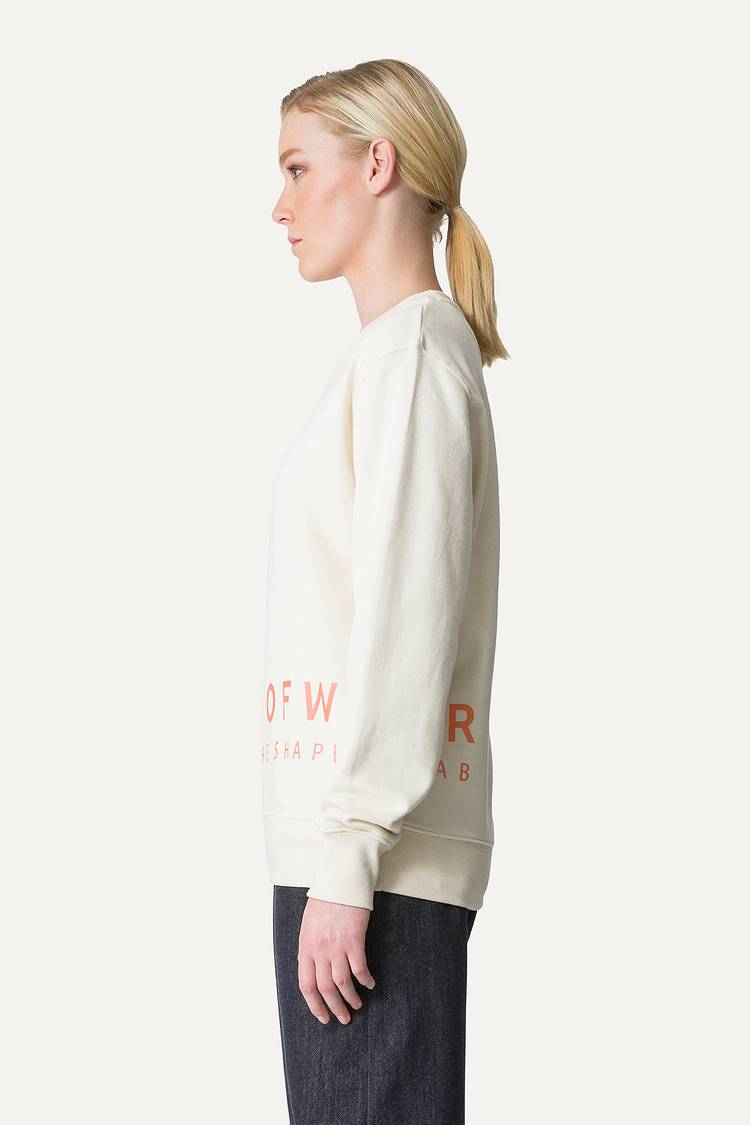 Oof Wear FELPA IN COTONE CON LOGO 4065 - ECRU Online