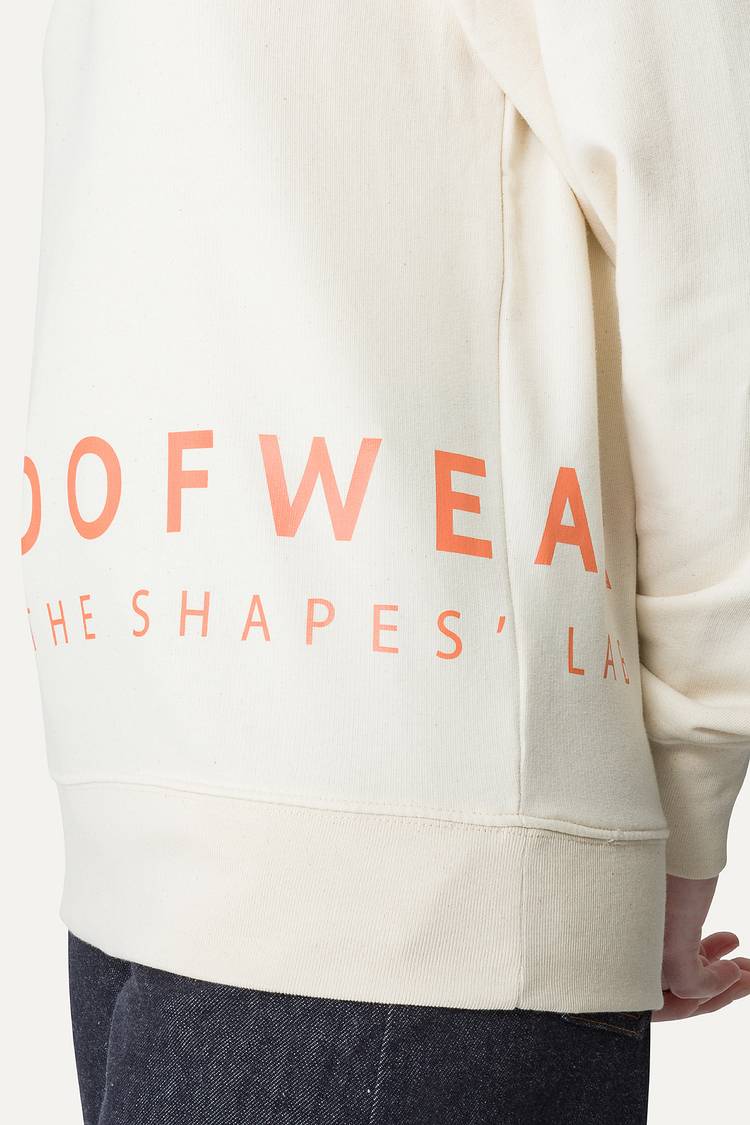 Oof Wear FELPA IN COTONE CON LOGO 4065 - ECRU Online