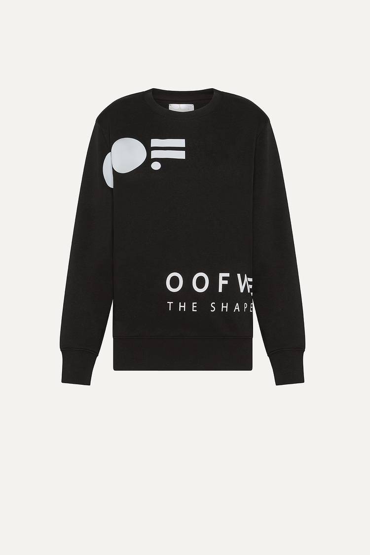 Oof Wear FELPA IN COTONE CON LOGO 4065 - NERO In Vendita