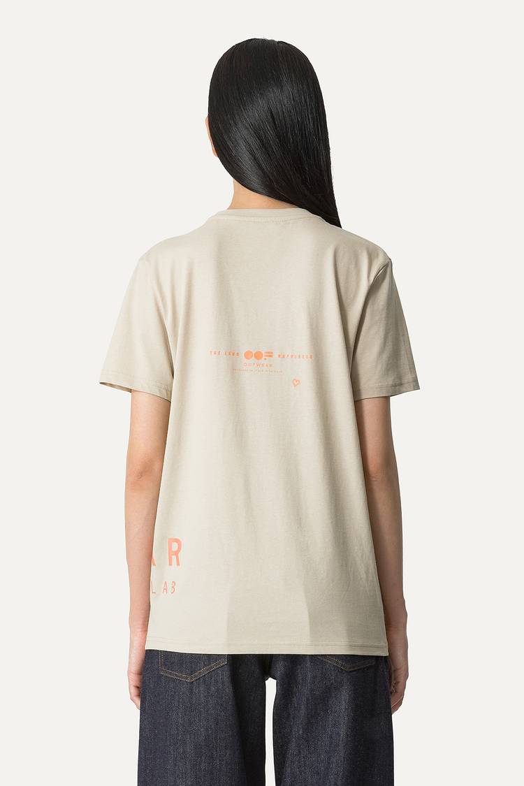 Oof Wear T-SHIRT IN COTONE CON LOGO - SABBIA Offerte