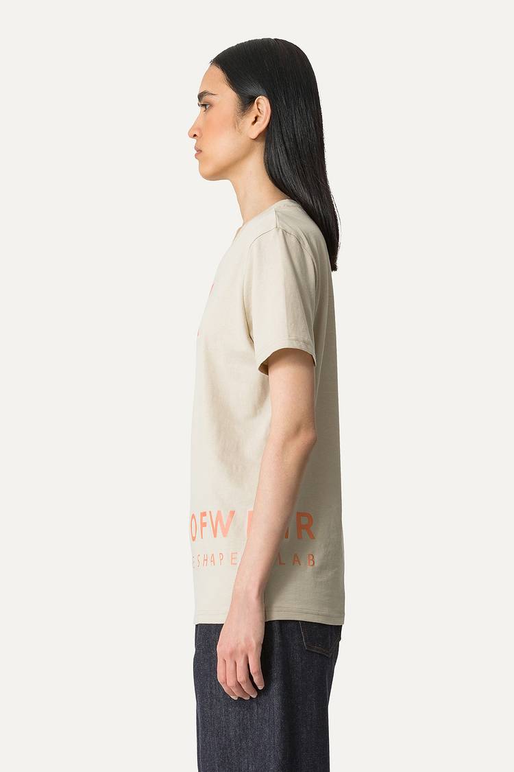 Oof Wear T-SHIRT IN COTONE CON LOGO - SABBIA Offerte