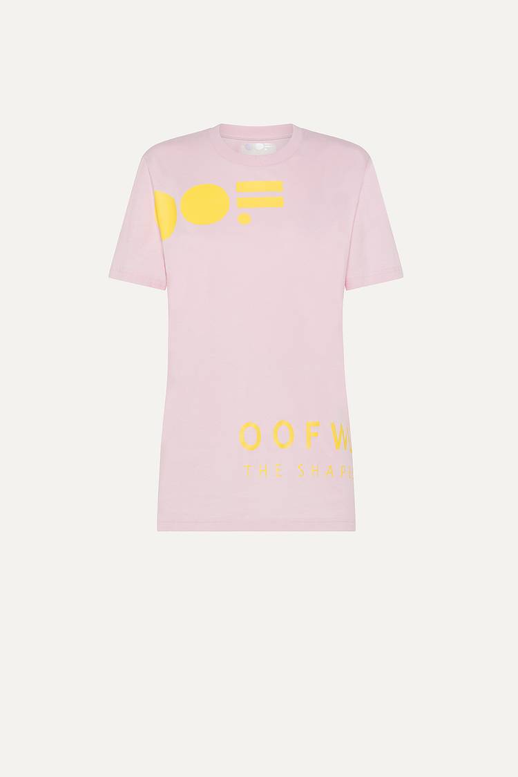 Oof Wear T-SHIRT IN COTONE CON LOGO - CANDY Hotsell
