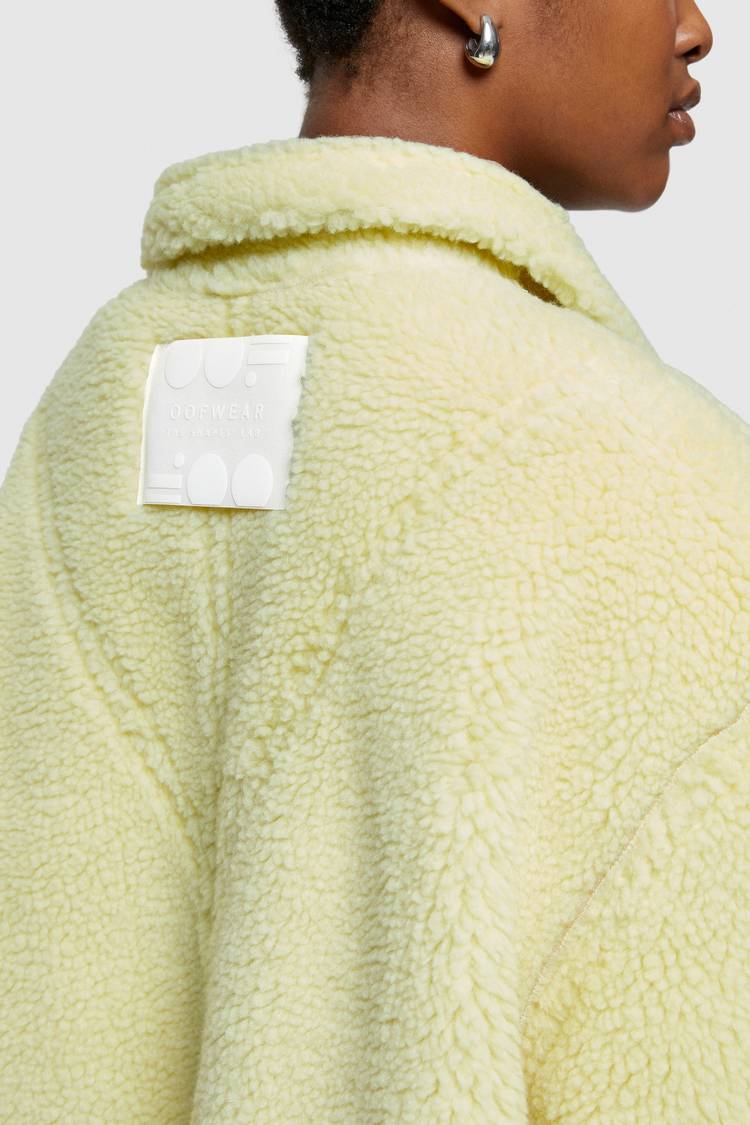 Oof Wear GIACCA CORTA REVERSIBILE 9262 IN ECO-MONTONE - GREGGIO/BANANA Negozio