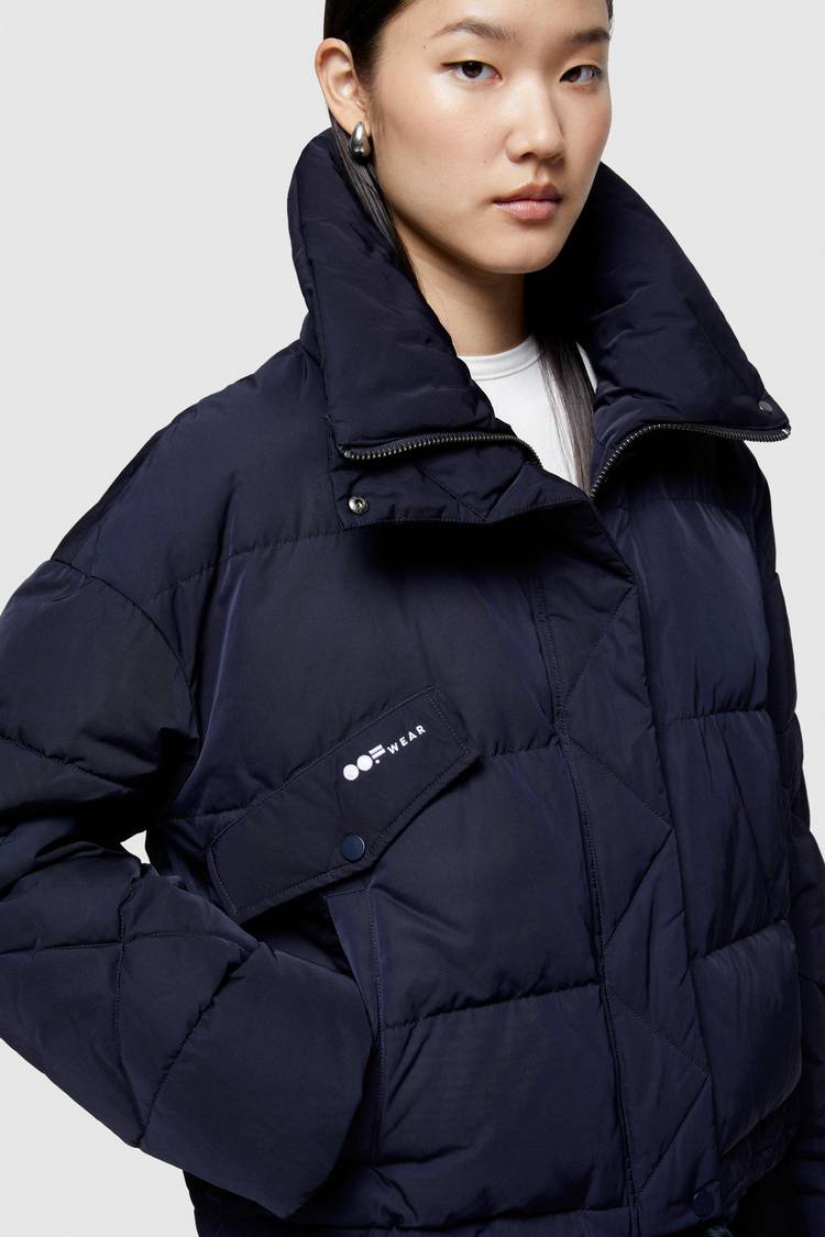 Oof Wear GIACCA CORTA 9235 IN NYLON MEMORY - BLU NOTTE Qualità