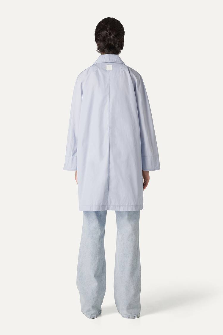 Oof Wear TRENCH IN NYLON MEMORY 9138 - GHIACCIO Promozione