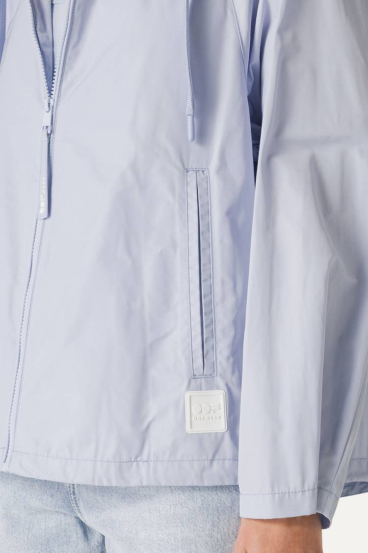 Oof Wear GIACCA CORTA IN NYLON MEMORY CON ARRICIO SULLA SCHIENA 9139 - GHIACCIO Consegna Veloce