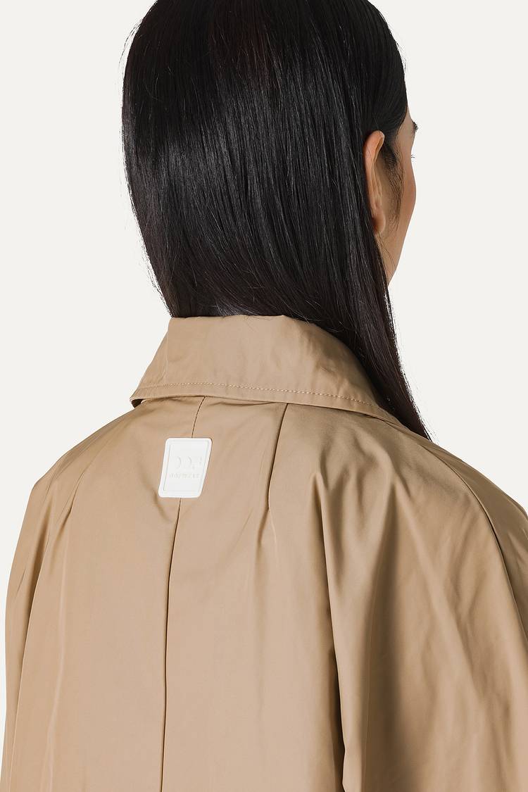 Oof Wear TRENCH IN NYLON MEMORY 9138 - BEIGE Promozione Limitata