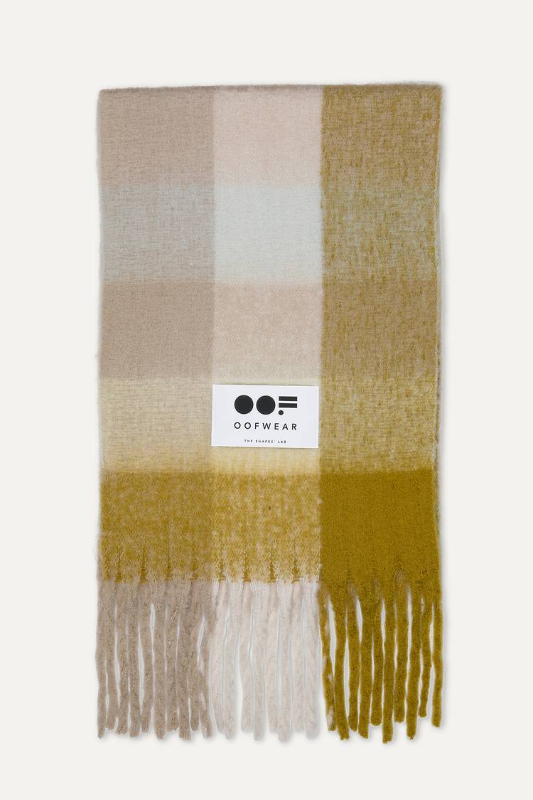 Oof Wear SCIARPA LUNGA 2017 CON FRANGE - ECRU Saldi