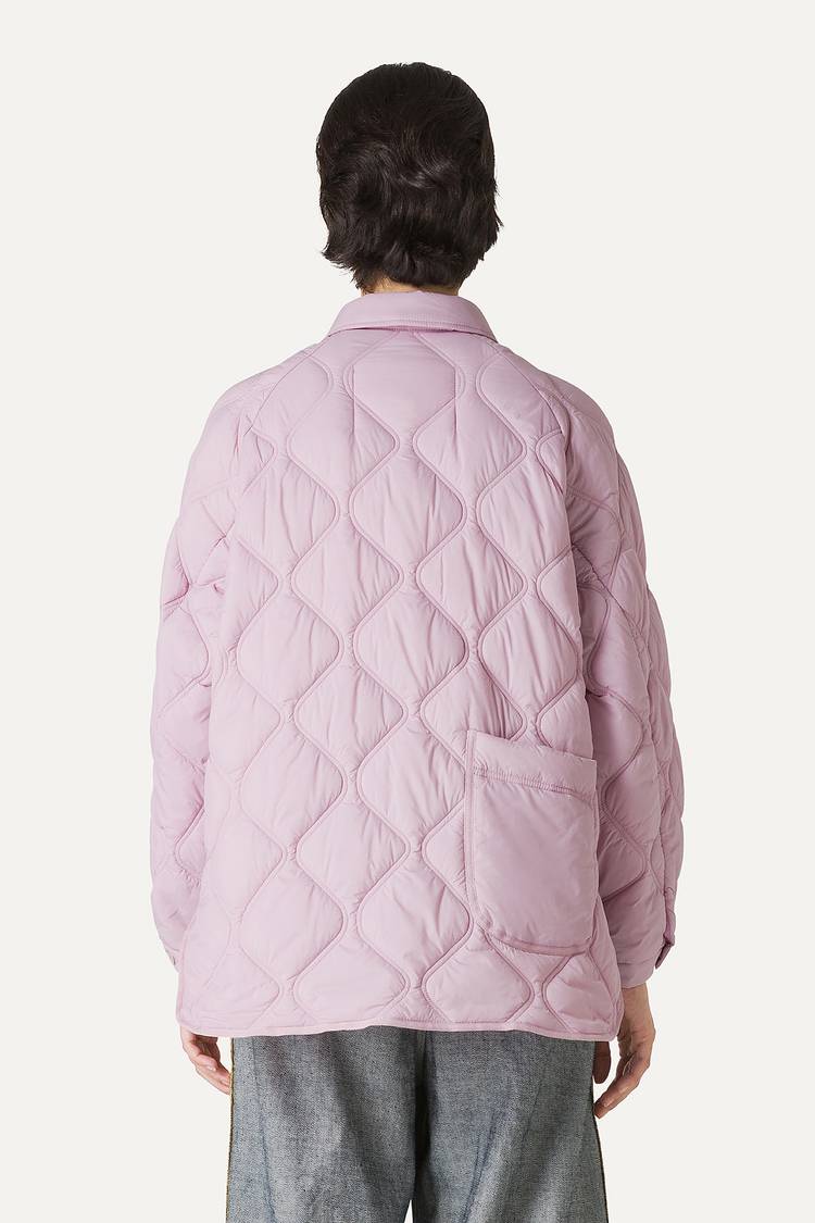 Oof Wear GIACCA A CAMICIA OVER IN NYLON LEGGERO TRAPUNTATO 9222 - ROSA Hotsell