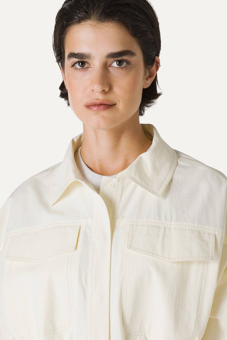 Oof Wear SAHARIANA OVER IN COTONE LEGGERO 9228 - VANIGLIA I Più Venduti