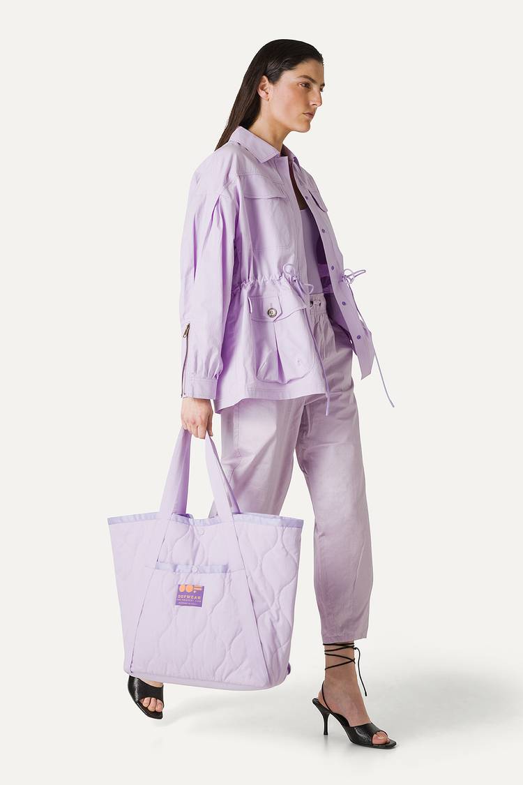 Oof Wear SAHARIANA OVER IN COTONE LEGGERO 9228 - LILLA Vendite Flash
