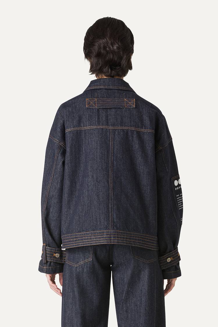 Oof Wear GIACCA CORTA IN DENIM LAVATO 9205 - BLU SCURO Italy
