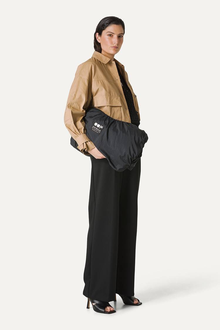 Oof Wear GIACCA CORTA IN GABARDINA DI COTONE LEGGERO 9205 - NATURALE Italia
