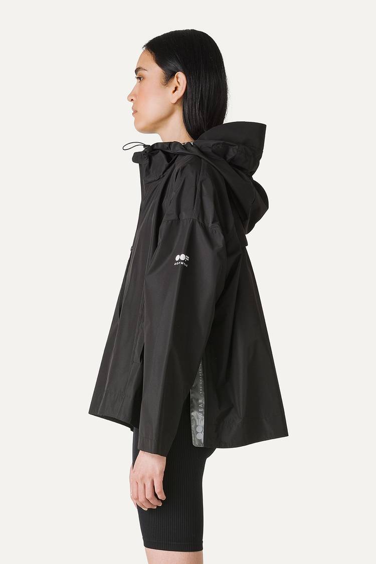 Oof Wear GIACCA CORTA IN NYLON CON INTERNO ARGENTO 9214 - NERO Qualità Garantita