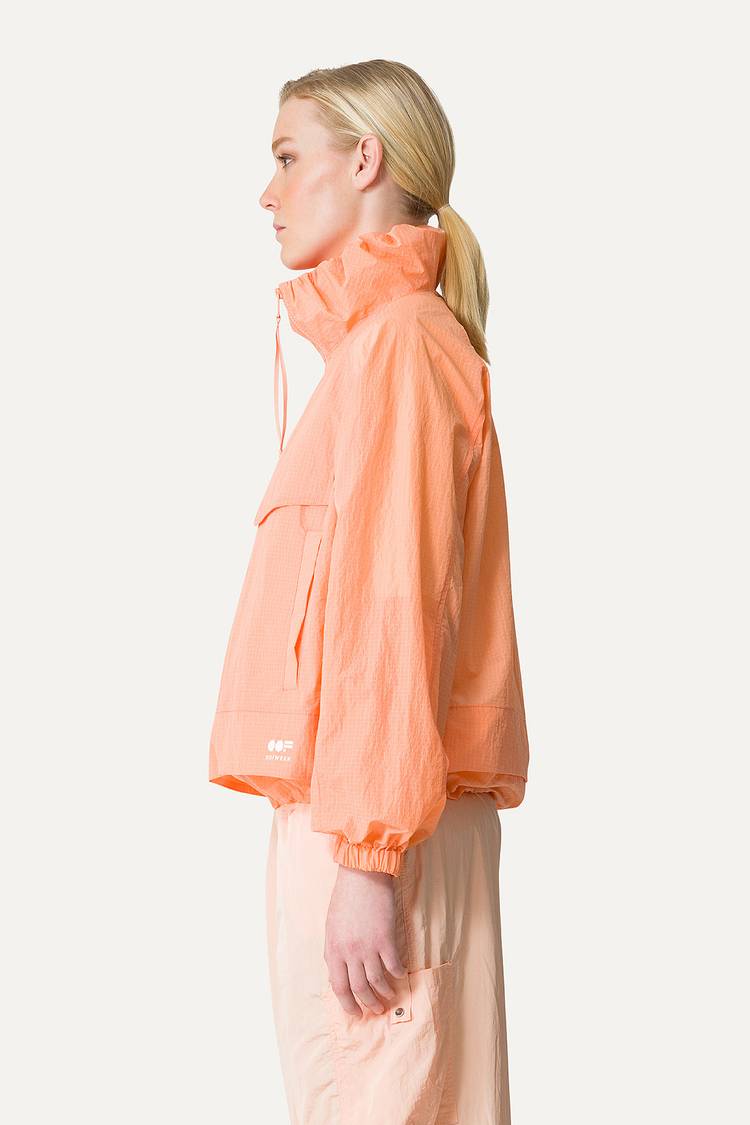 Oof Wear GIACCA CORTA IN NYLON RIPSTOP 9217 - ALBICOCCA Consegna Veloce