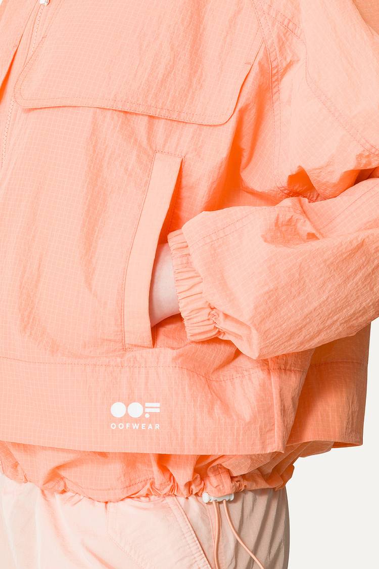Oof Wear GIACCA CORTA IN NYLON RIPSTOP 9217 - ALBICOCCA Consegna Veloce
