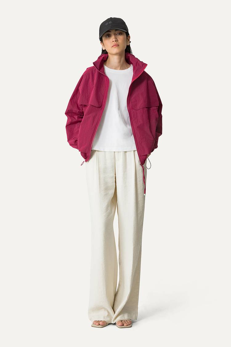 Oof Wear GIACCA CORTA IN NYLON RIPSTOP 9217 - BURGUNDI Fino Al -60%