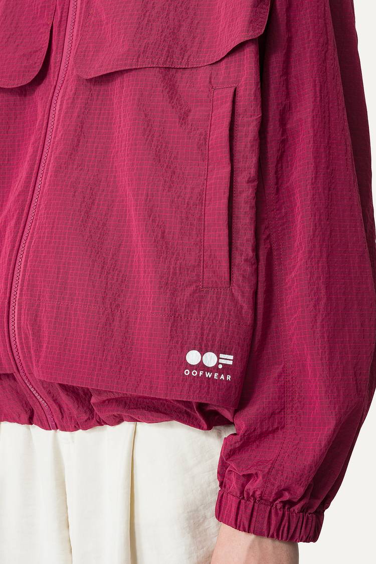 Oof Wear GIACCA CORTA IN NYLON RIPSTOP 9217 - BURGUNDI Fino Al -60%