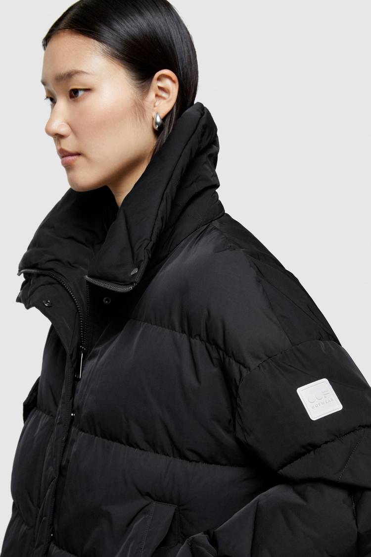 Oof Wear GIACCA CORTA 9235 IN NYLON MEMORY - NERO Presa