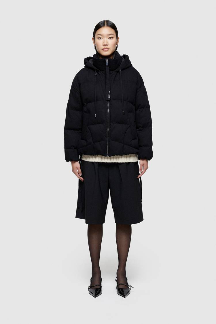 Oof Wear GIACCA CORTA 9242 IN GABARDINA DI COTONE - NERO Online