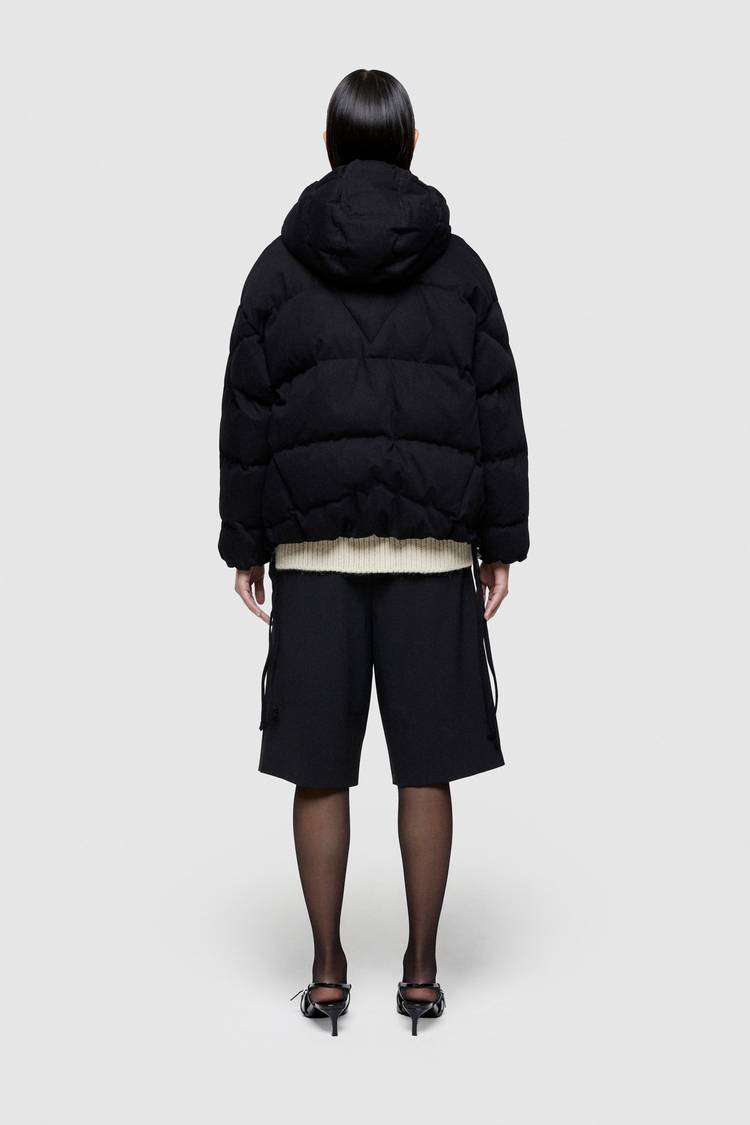 Oof Wear GIACCA CORTA 9242 IN GABARDINA DI COTONE - NERO Online