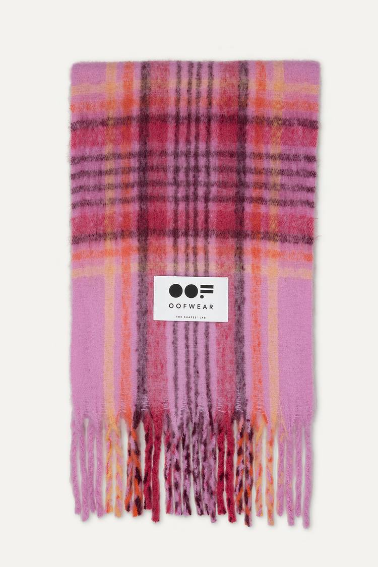 Oof Wear SCIARPA LUNGA 2016 CON FRANGE - ROSA Saldi