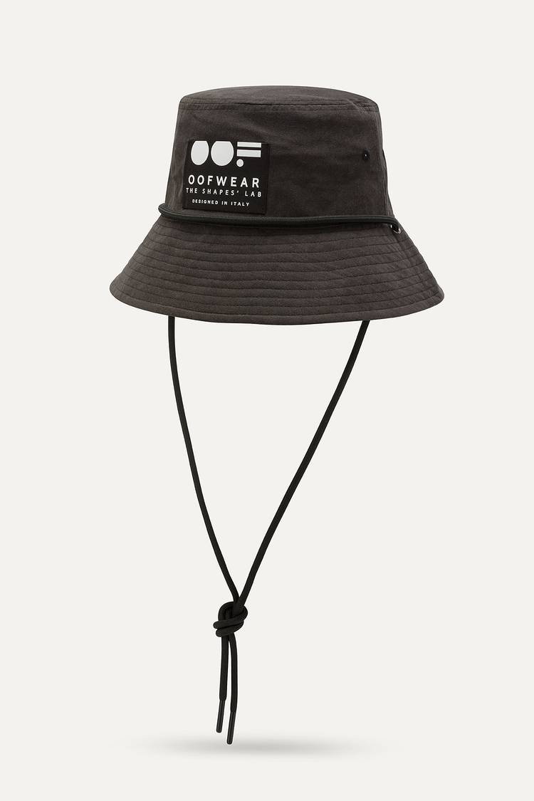 Oof Wear CAPPELLO BUCKET IN NYLON PESCA 2008 - NERO Vendite Flash
