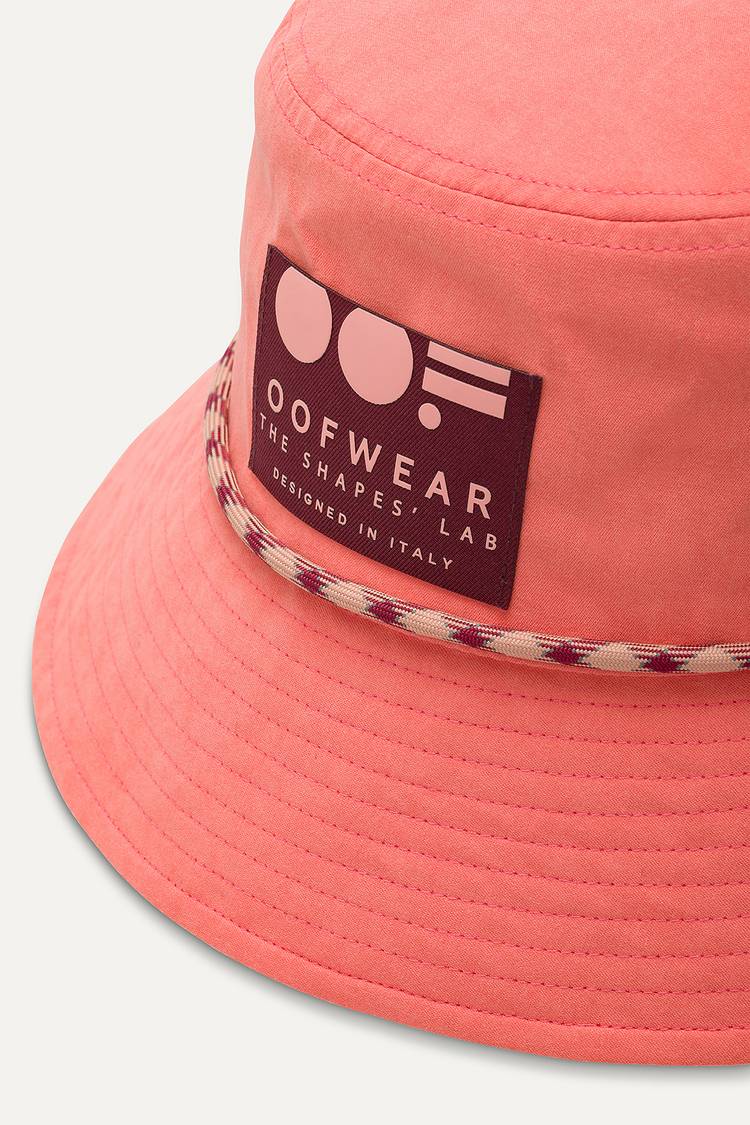 Oof Wear CAPPELLO BUCKET IN NYLON PESCA 2008 - CORALLO In Saldo