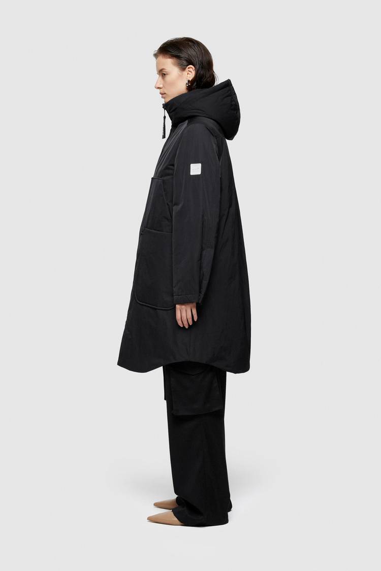 Oof Wear PARKA LUNGO 9094 IN NYLON MEMORY - NERO 2025