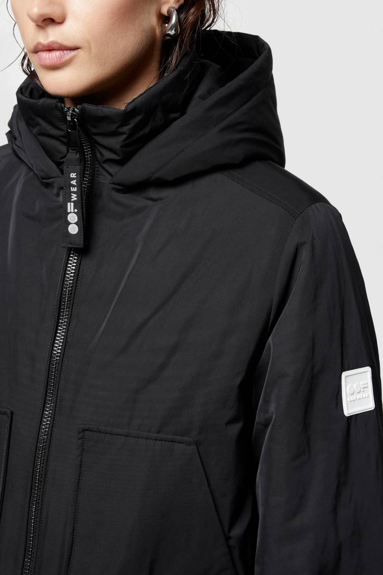 Oof Wear PARKA LUNGO 9094 IN NYLON MEMORY - NERO 2025