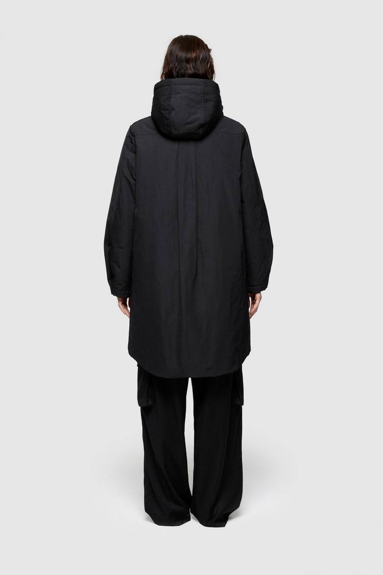 Oof Wear PARKA LUNGO 9094 IN NYLON MEMORY - NERO 2025