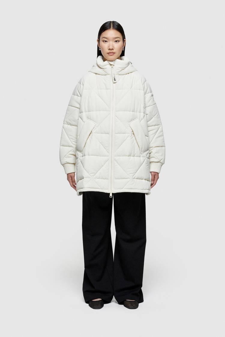 Oof Wear GIACCA 9252 IN NYLON - AVORIO Nuovo