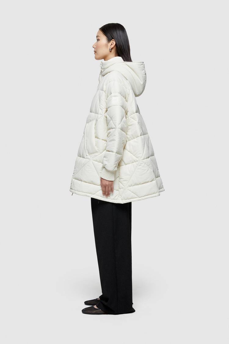 Oof Wear GIACCA 9252 IN NYLON - AVORIO Nuovo