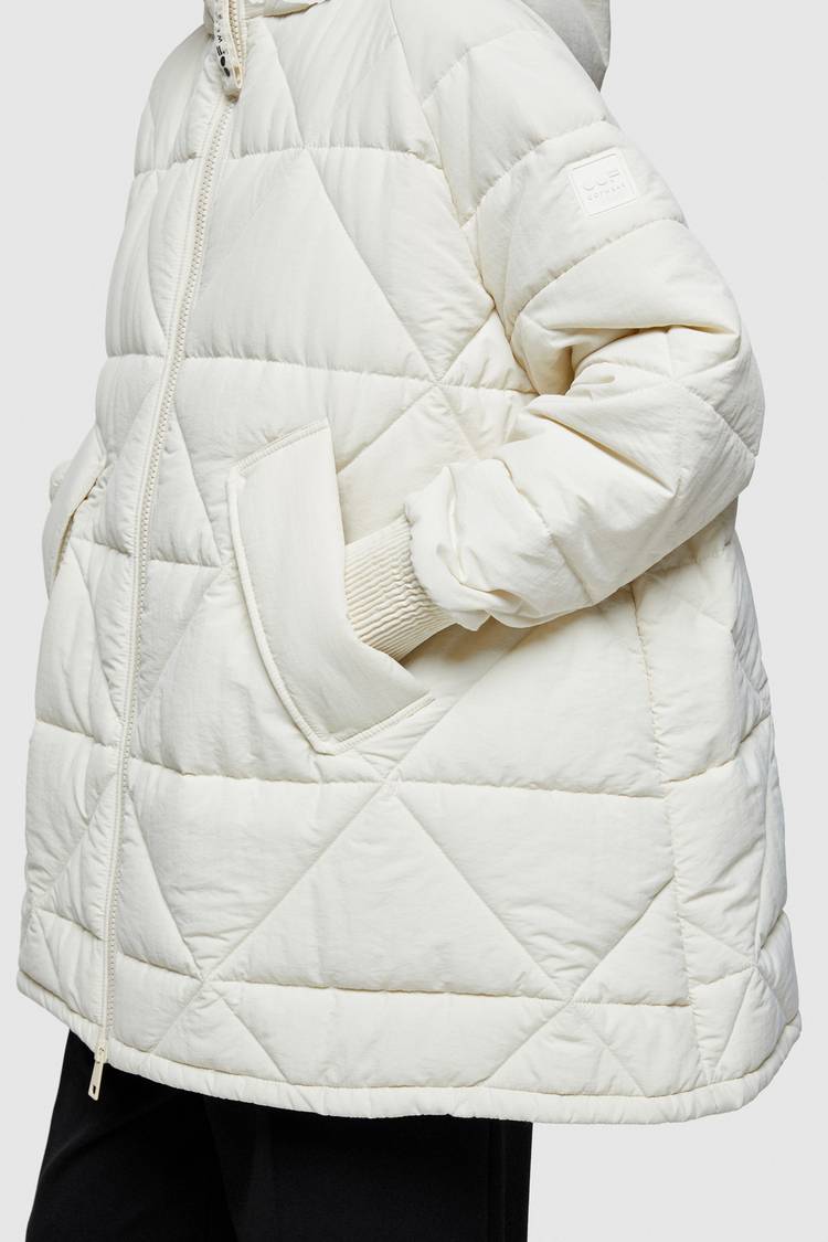 Oof Wear GIACCA 9252 IN NYLON - AVORIO Nuovo