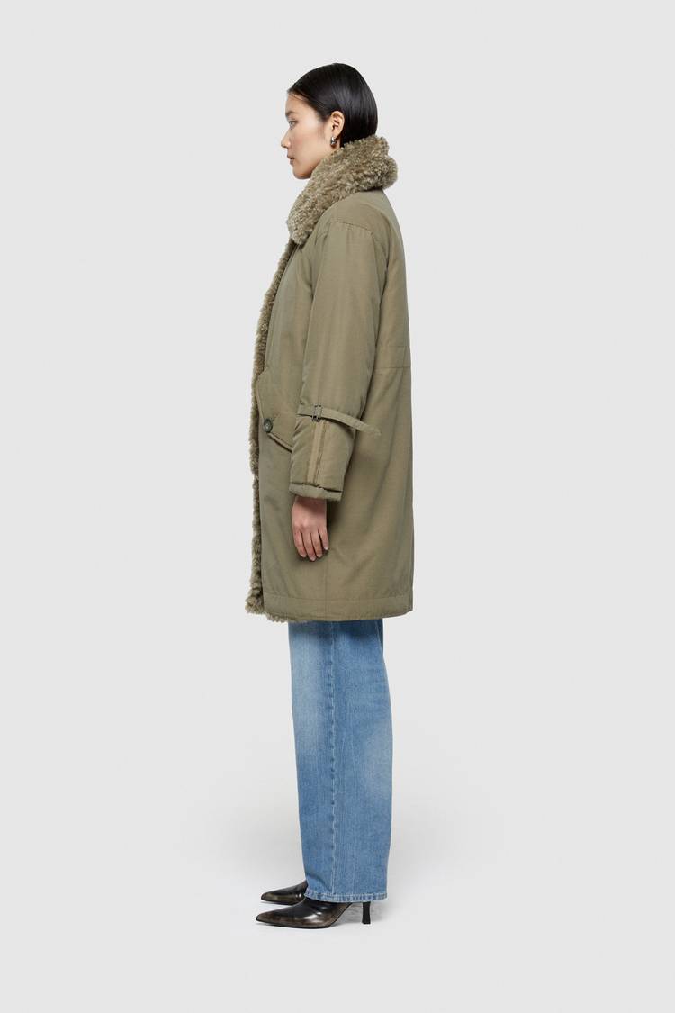 Oof Wear PARKA 9254 IN COTONE - OLIVE/MILITARY Vendita