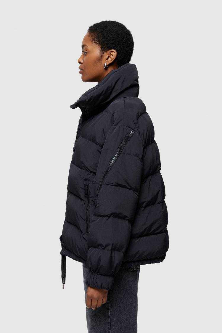 Oof Wear GIACCA CORTA 9251 IN NYLON - NERO Soddisfazione Garantita