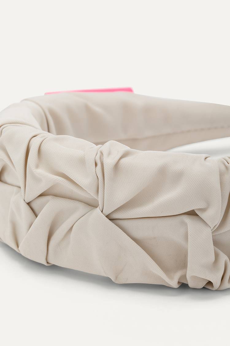 Oof Wear CERCHIELLO ARRICCIATO IN NYLON MEMORY 2007 - CREMA In Vendita