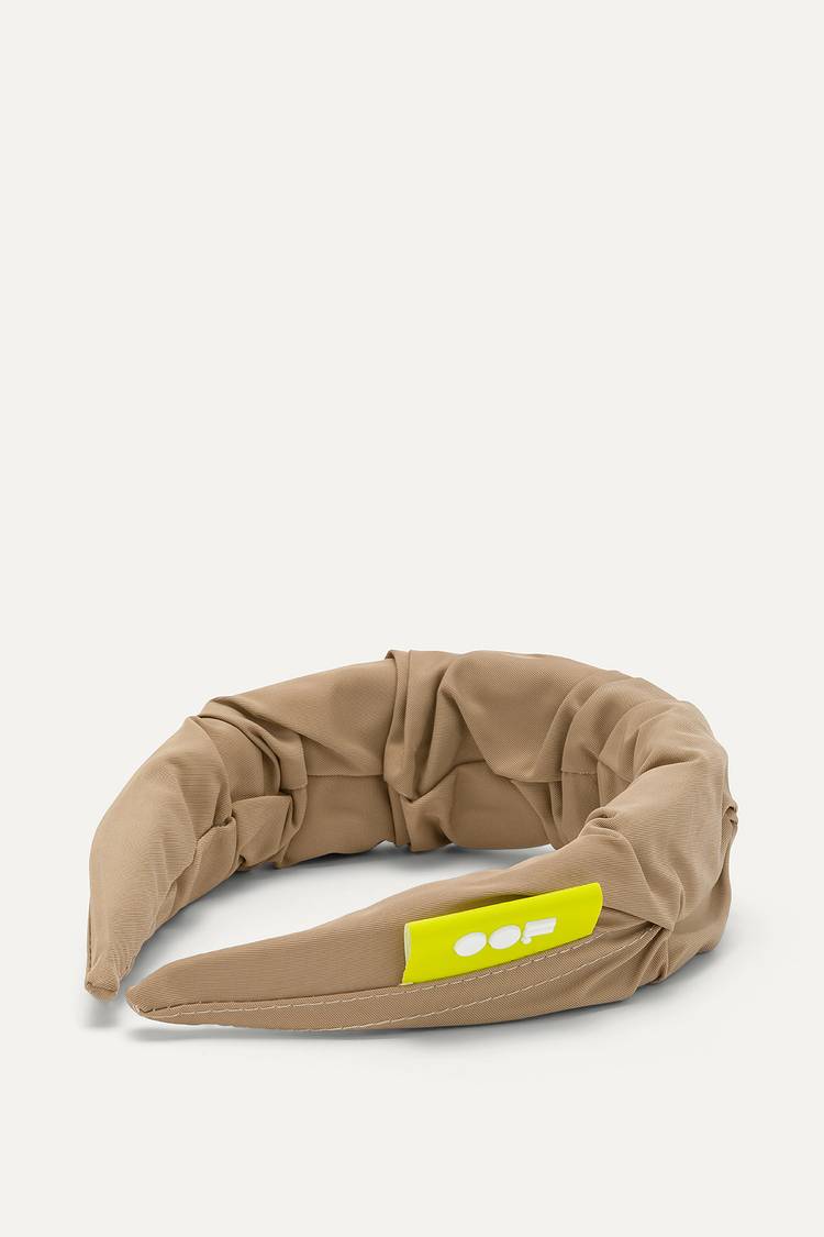Oof Wear CERCHIELLO ARRICCIATO IN NYLON MEMORY 2007 - BEIGE Offerte