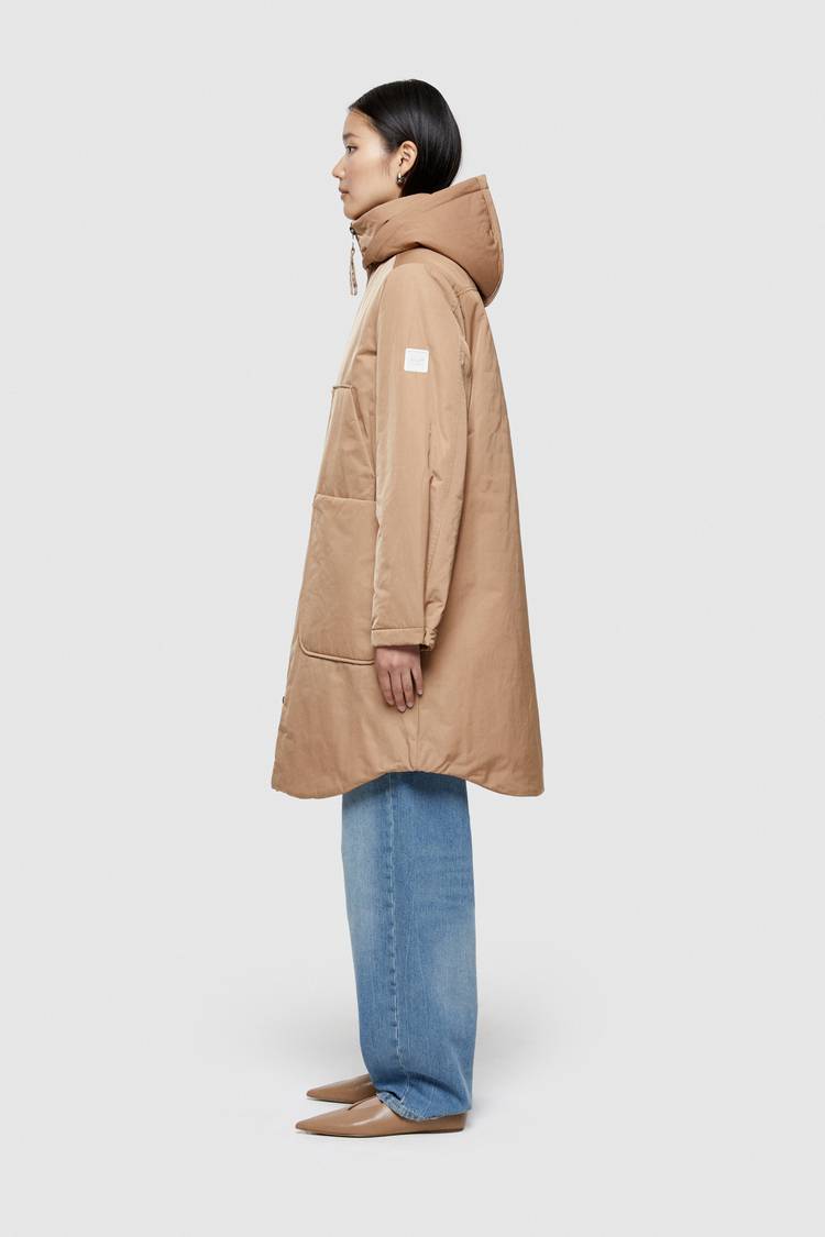 Oof Wear PARKA LUNGO 9094 IN NYLON MEMORY - CAMMELLO Online