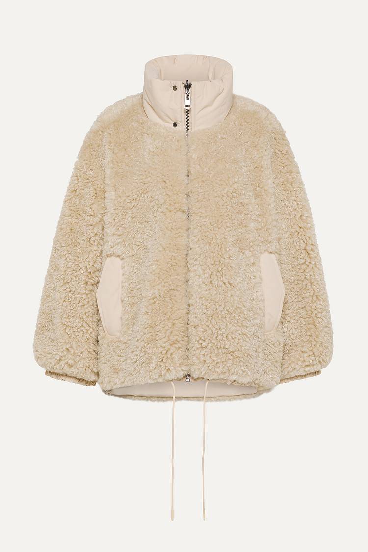 Oof Wear GIACCA REVERSIBILE 9256 IN PELLICCIA SINTETICA E COTONE - ECRU/NATURALE Italia