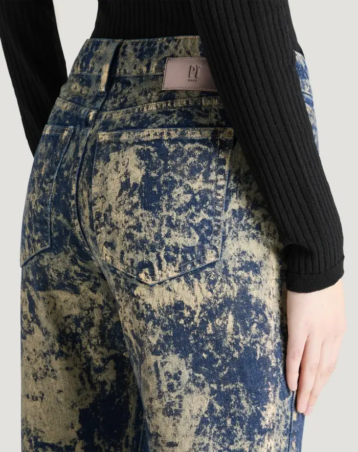 Pantaloni Torino Jeans Alanis in denim di cotone Soddisfazione Garantita