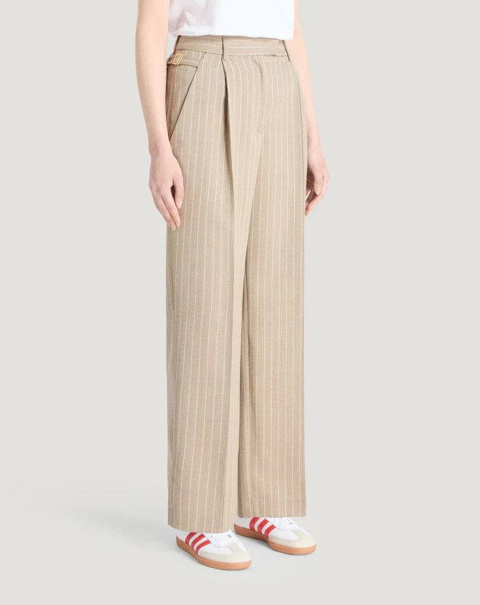 Pantaloni Torino Pantaloni Isabel in lana mouliné Acquista Ora