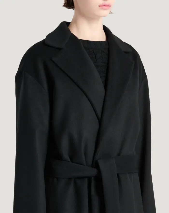 Pantaloni Torino Cappotto in drap di lana e cachemire Fino al 55% di sconto