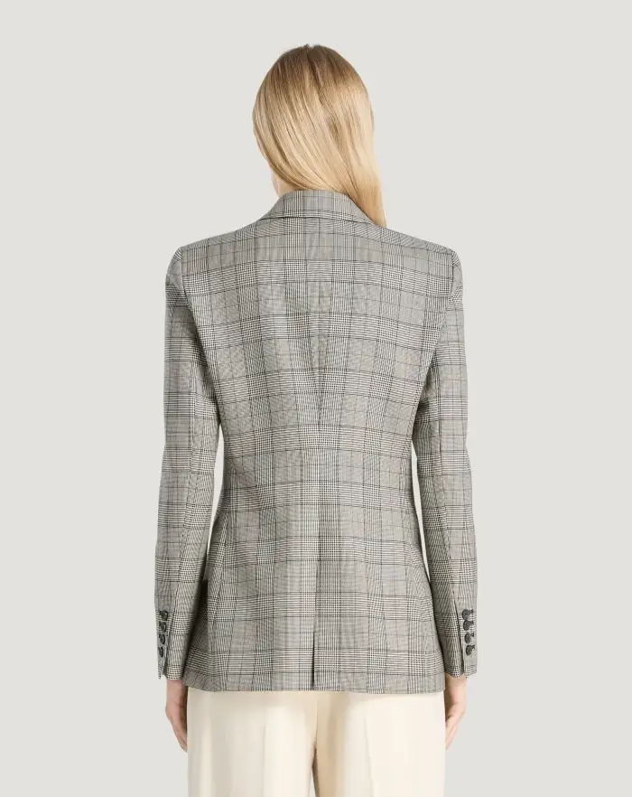 Pantaloni Torino Blazer in lana check Sconto