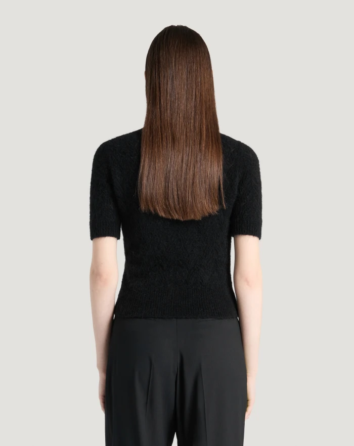 Pantaloni Torino Maglia in mohair e lana Economico