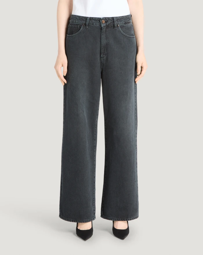 Pantaloni Torino Jeans Miley in black denim Online