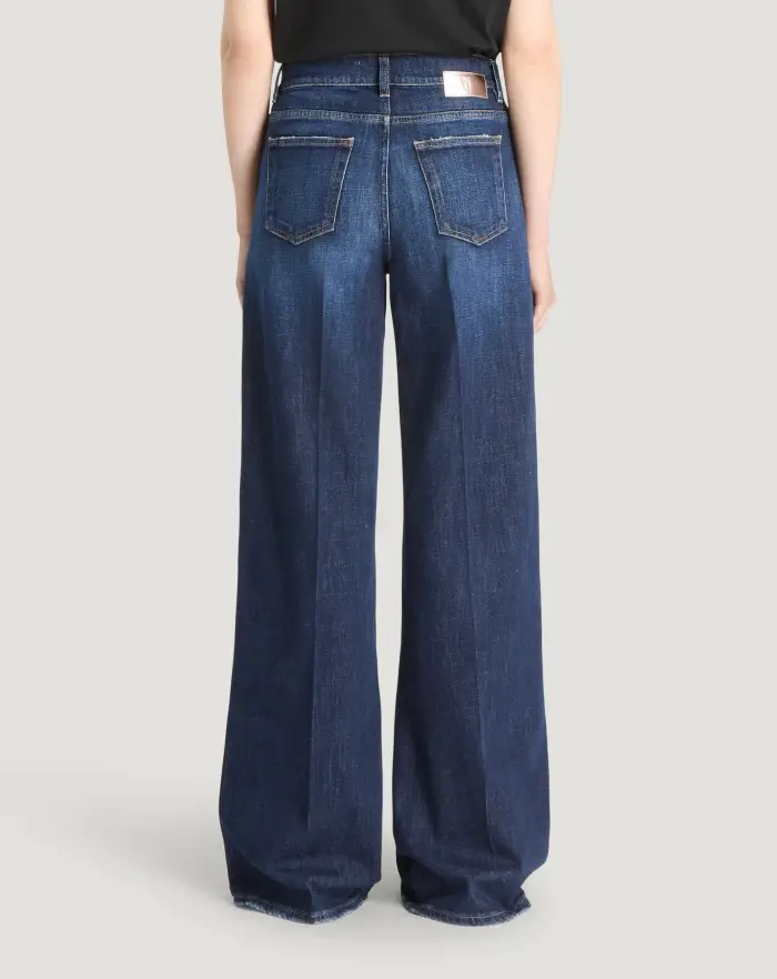 Pantaloni Torino Jeans Cyndi in denim loose Outlet