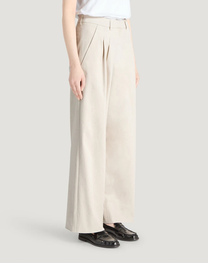 Pantaloni Torino Pantaloni Frankie in twill Vendita Calda