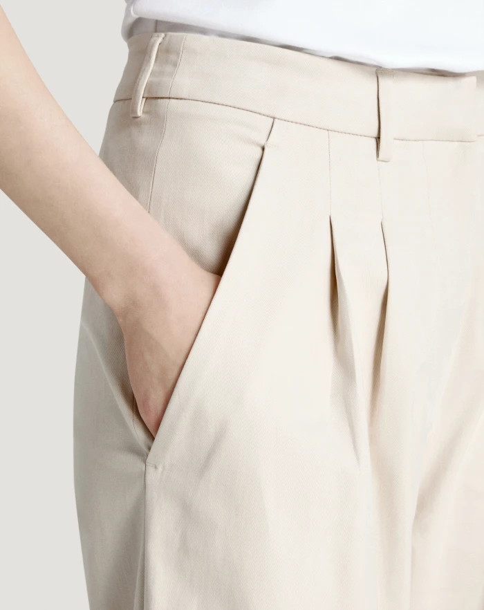 Pantaloni Torino Pantaloni Frankie in twill Vendita Calda